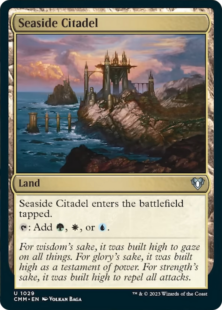 Seaside Citadel [Commander Masters] | The CG Realm