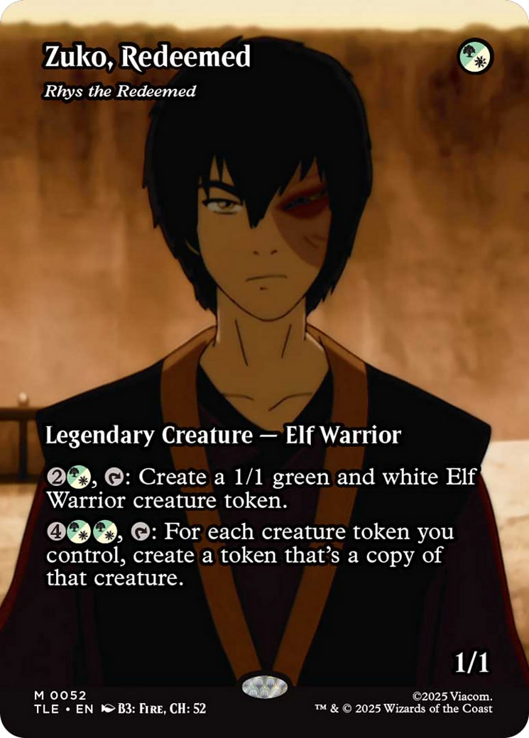 Zuko, Redeemed - Rhys the Redeemed (Borderless) [Avatar: The Last Airbender: Eternal-Legal] | The CG Realm