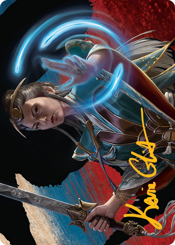 Narset, Jeskai Waymaster Art Card (44/54) [Tarkir: Dragonstorm Art Series] | The CG Realm