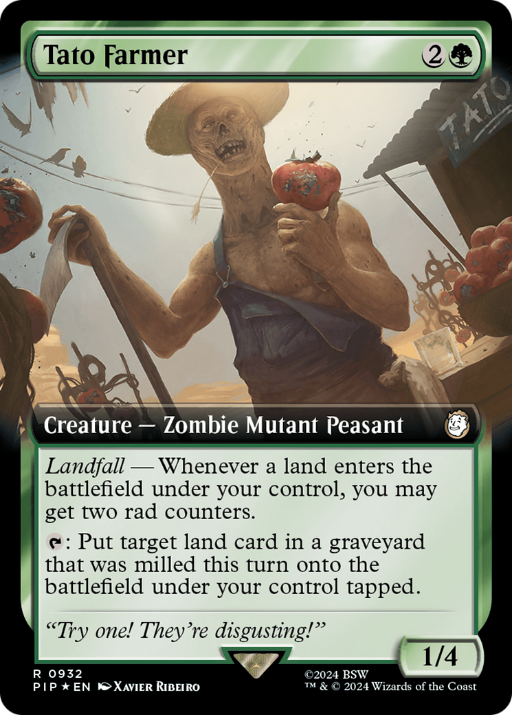 Tato Farmer (Extended Art) (Surge Foil) [Fallout] | The CG Realm