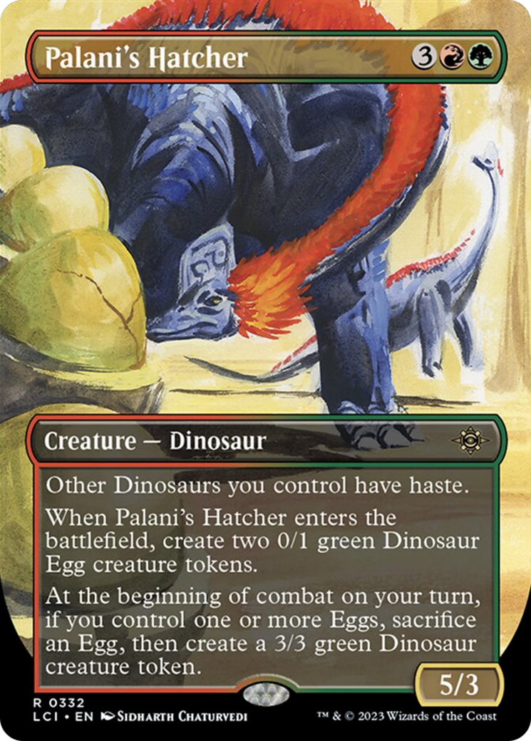 Palani's Hatcher (Borderless) [The Lost Caverns of Ixalan] | The CG Realm