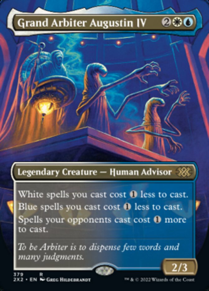 Grand Arbiter Augustin IV (Borderless Alternate Art) [Double Masters 2022] | The CG Realm