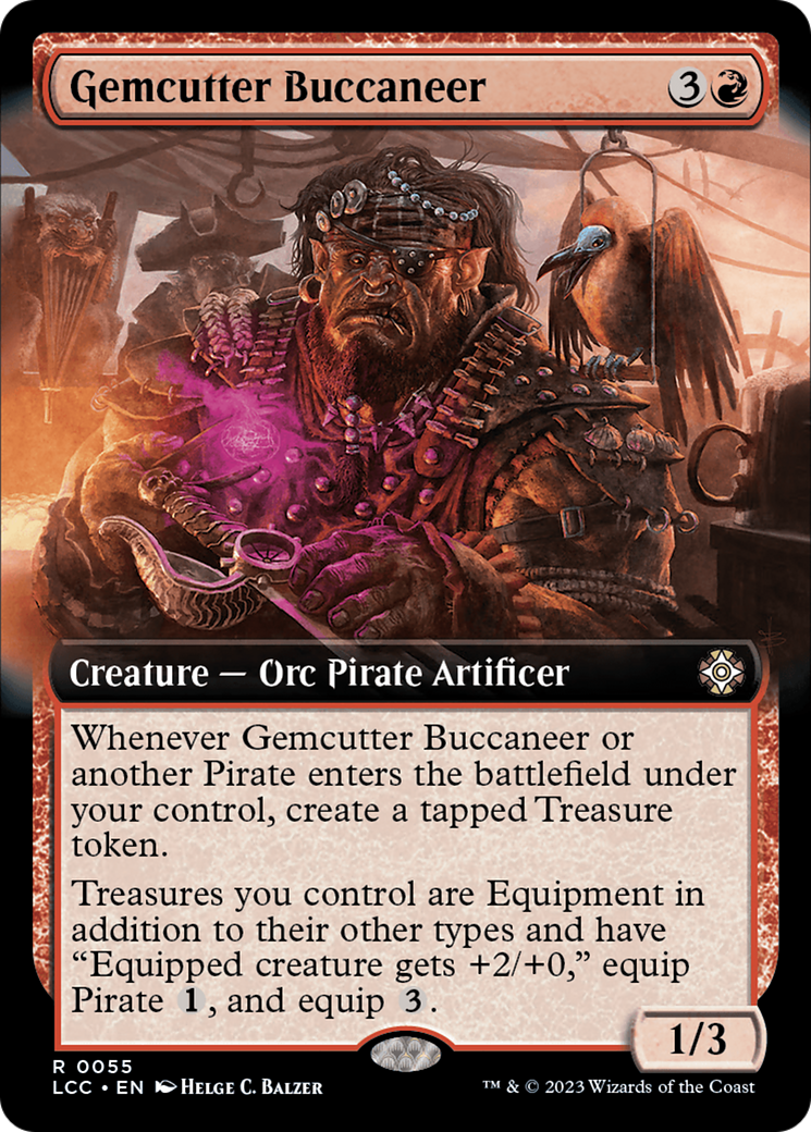 Gemcutter Buccaneer (Extended Art) [The Lost Caverns of Ixalan Commander] | The CG Realm