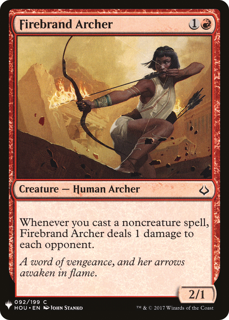 Firebrand Archer (LIST-HOU-92) - The List