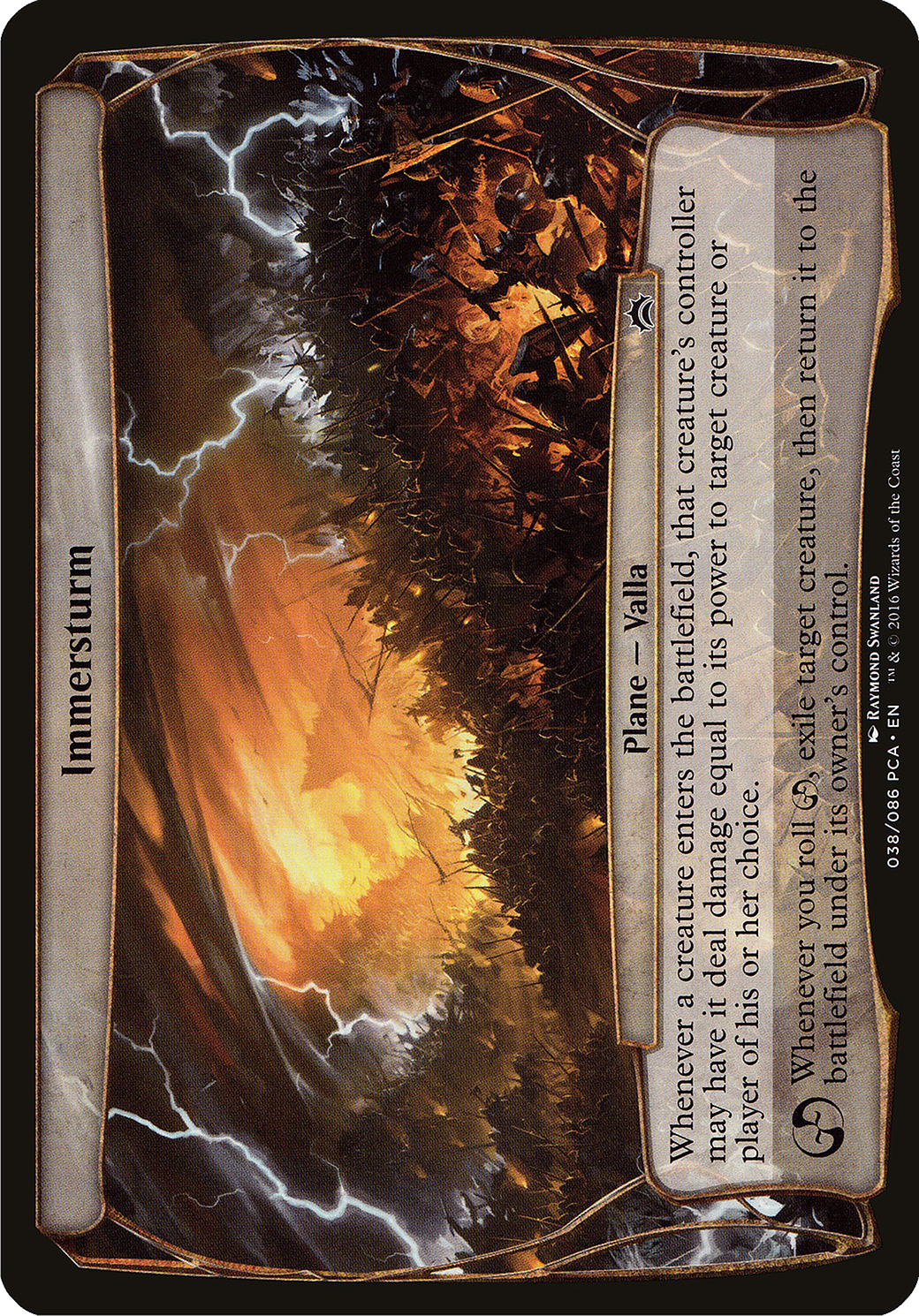 Immersturm (Planechase Anthology) (OVER-) - Planechase Anthology Planes