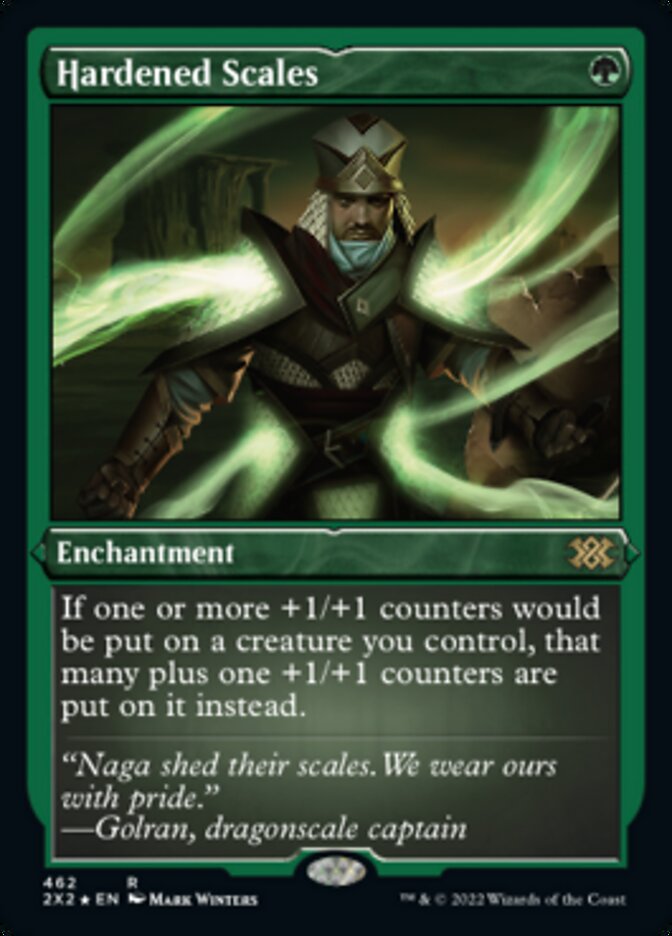 Hardened Scales (Foil Etched) [Double Masters 2022] | The CG Realm