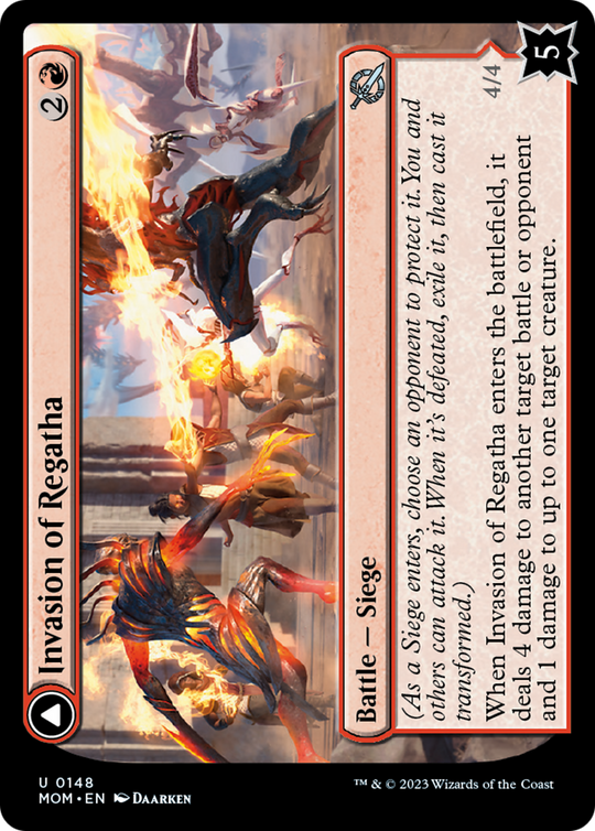 Invasion of Regatha (MOM-148) - March of the Machine