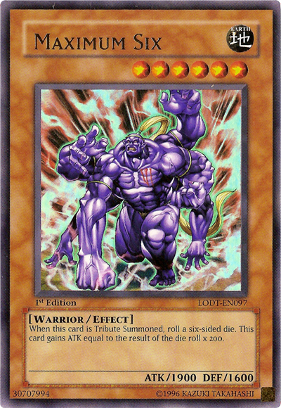 Maximum Six [LODT-EN097] Ultra Rare | The CG Realm