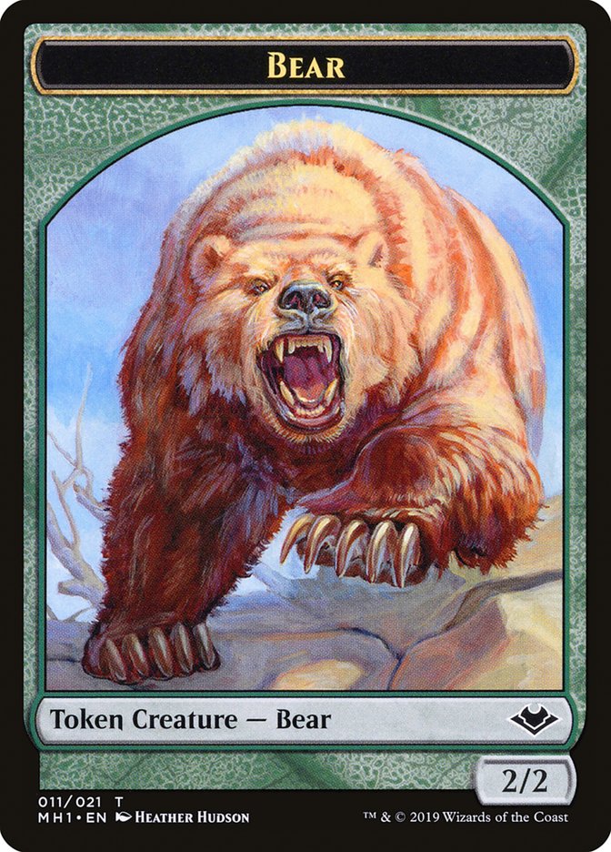Shapeshifter // Bear Double-Sided Token (MH1-1 // 11) - Modern Horizons
