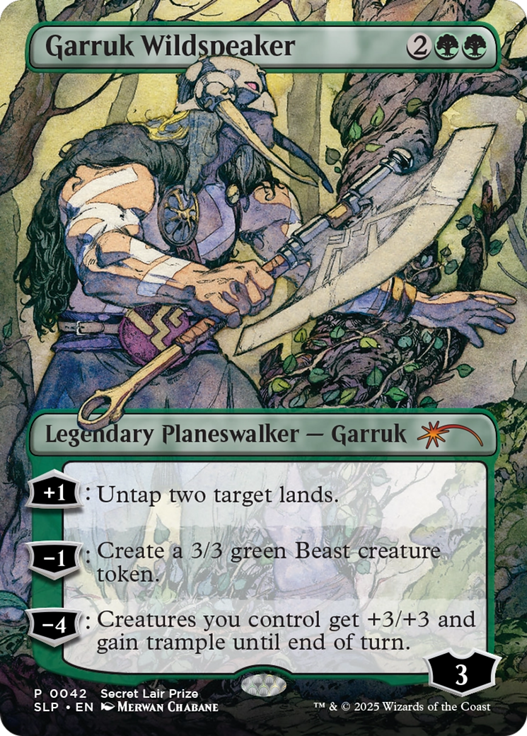Garruk Wildspeaker [Secret Lair Showdown] | The CG Realm