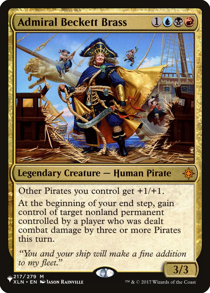 Admiral Beckett Brass [The List] | The CG Realm