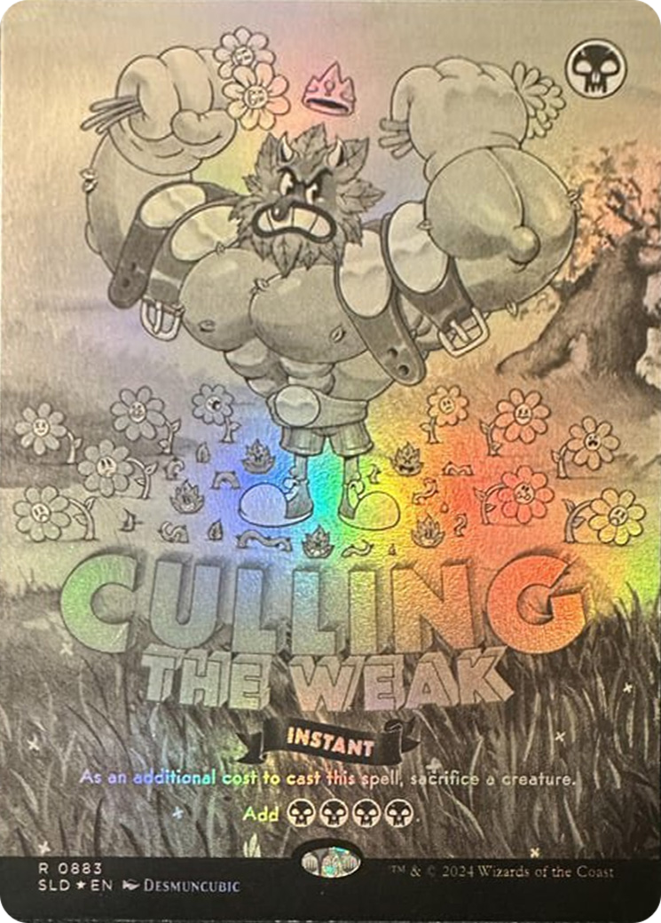 Culling the Weak (Black & White Foil) [Secret Lair Drop Series] | The CG Realm