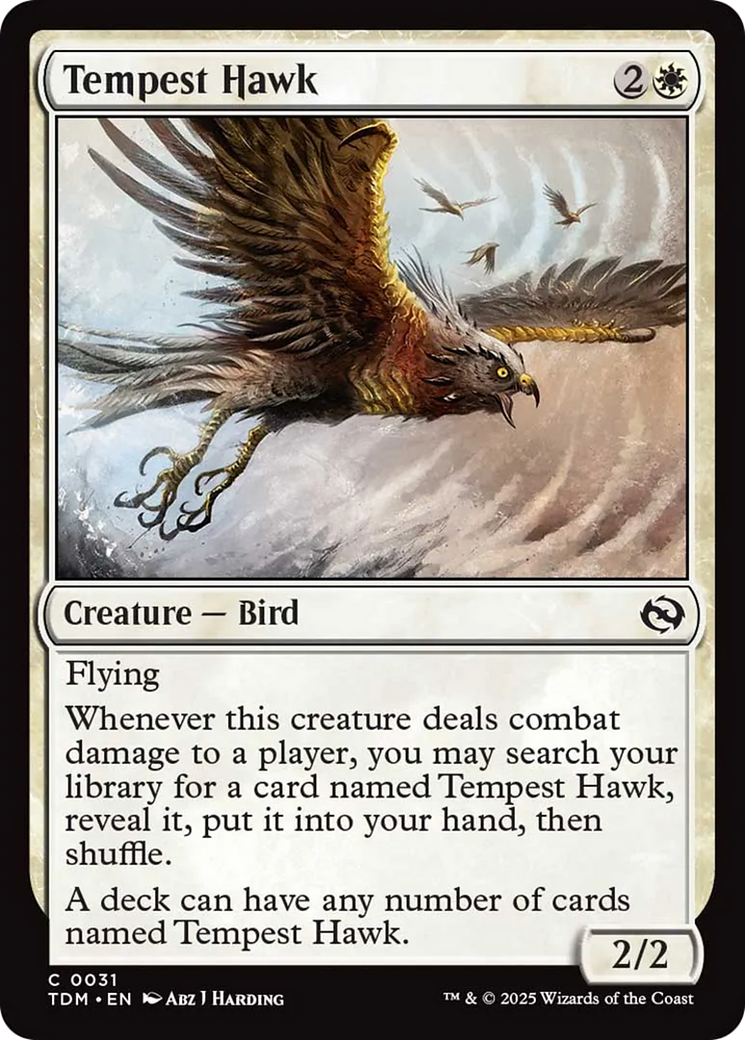 Tempest Hawk [Tarkir: Dragonstorm] | The CG Realm