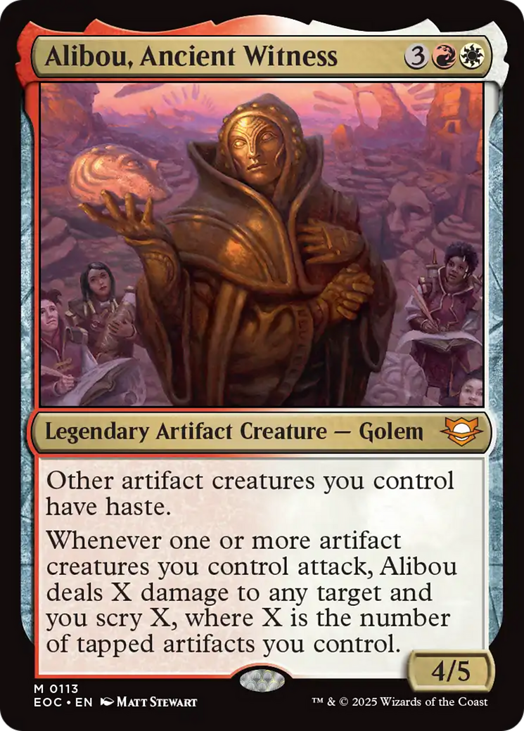Alibou, Ancient Witness [Edge of Eternities Commander] | The CG Realm
