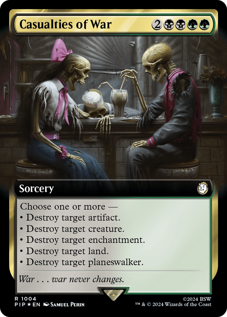 Casualties of War (Extended Art) (Surge Foil) [Fallout] | The CG Realm