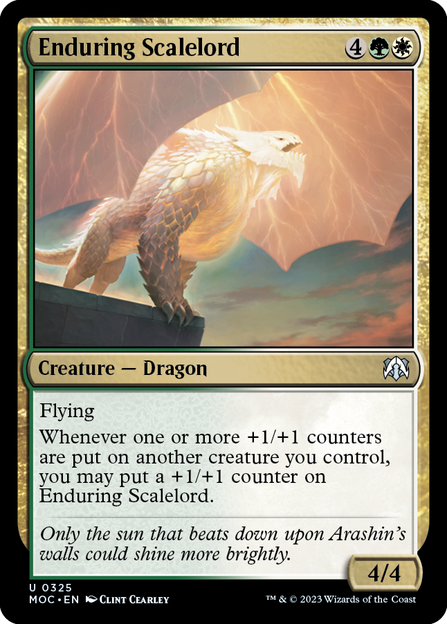 Enduring Scalelord [March of the Machine Commander] | The CG Realm