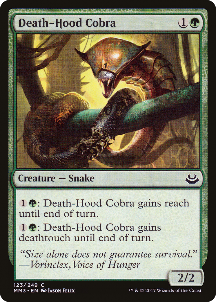 Death-Hood Cobra (MM3-123) - Modern Masters 2017