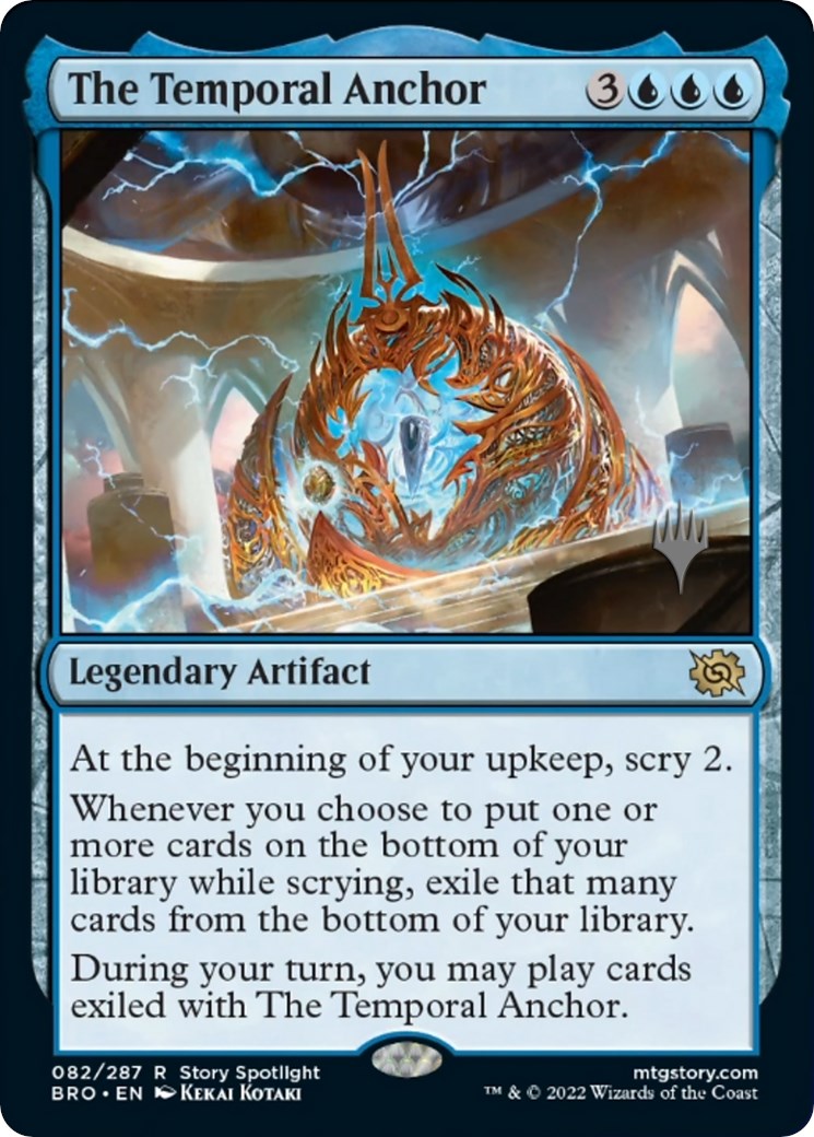 The Temporal Anchor (Promo Pack) [The Brothers' War Promos] | The CG Realm