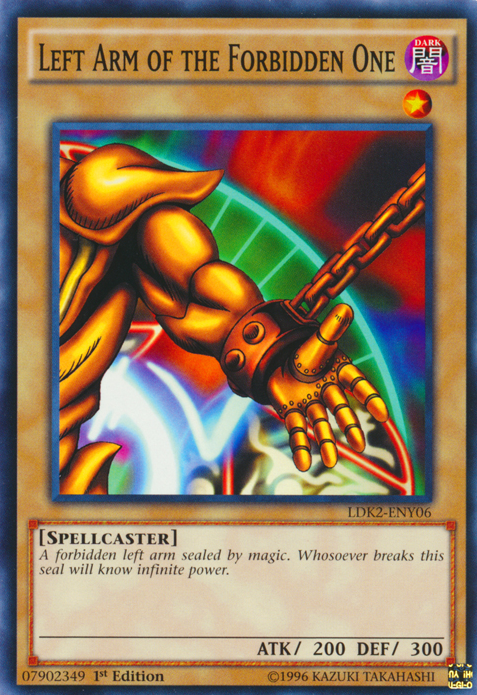 Left Arm of the Forbidden One [LDK2-ENY06] Common | The CG Realm