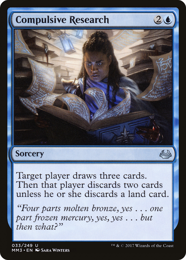 Compulsive Research (MM3-033) - Modern Masters 2017