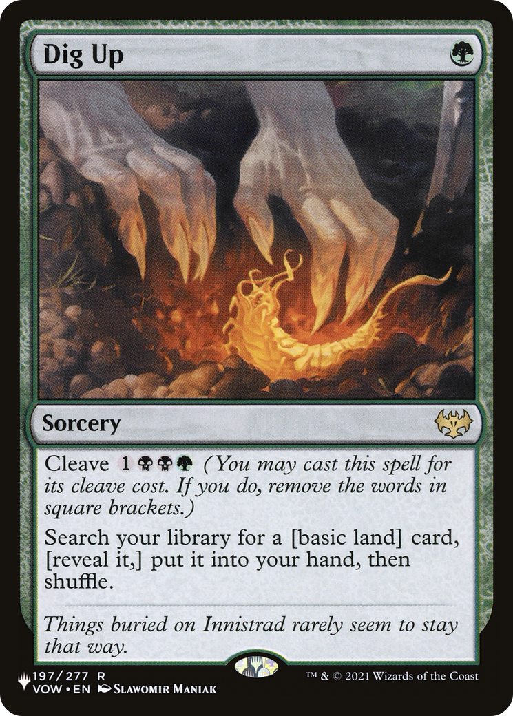 Dig Up [The List] | The CG Realm