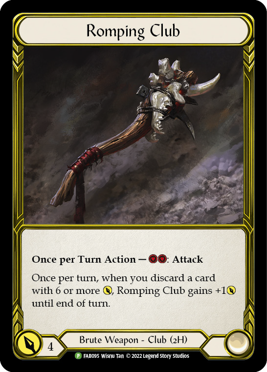 Romping Club (Golden) [FAB095] (Promo)  Cold Foil | The CG Realm