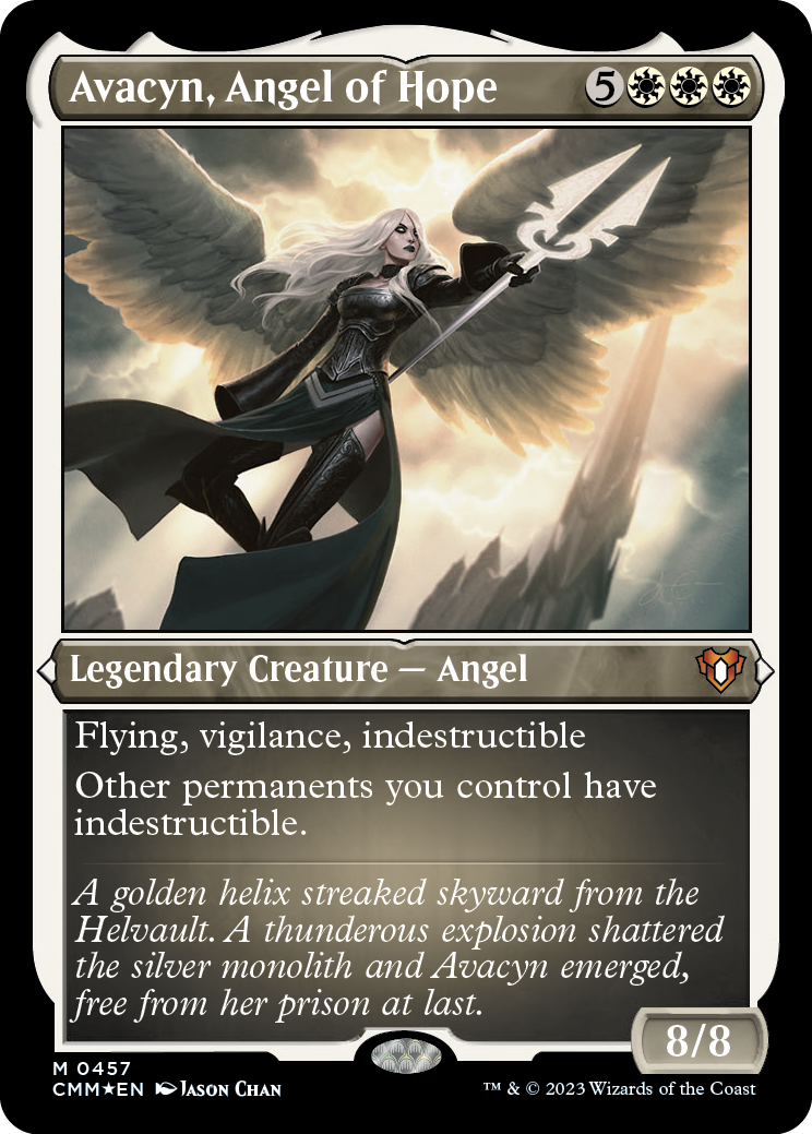 Avacyn, Angel of Hope (Foil Etched) [Commander Masters] | The CG Realm