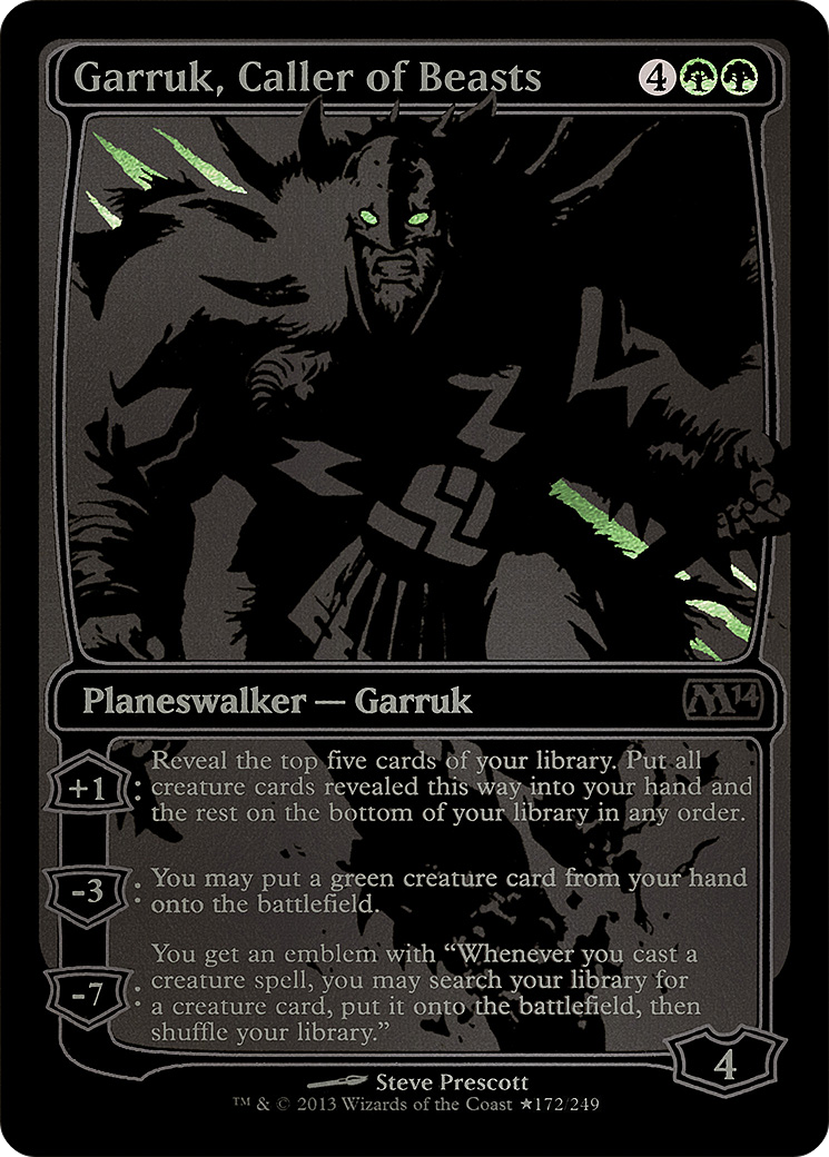Garruk, Caller of Beasts (SDCC 2013 Exclusive) (MEDIA-172) - San Diego Comic-Con 2013 Foil