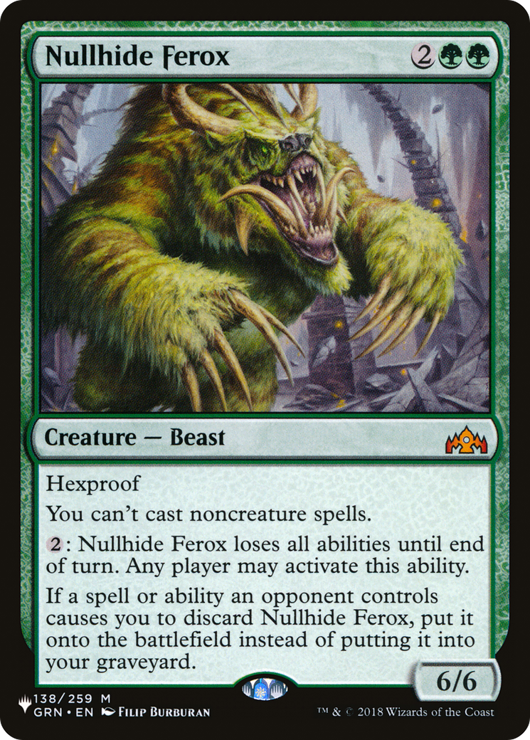 Nullhide Ferox [The List] | The CG Realm