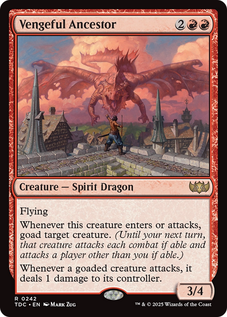 Vengeful Ancestor [Tarkir: Dragonstorm Commander] | The CG Realm