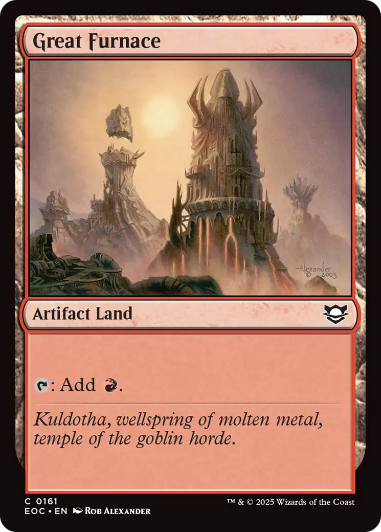 Great Furnace [Edge of Eternities Commander] | The CG Realm