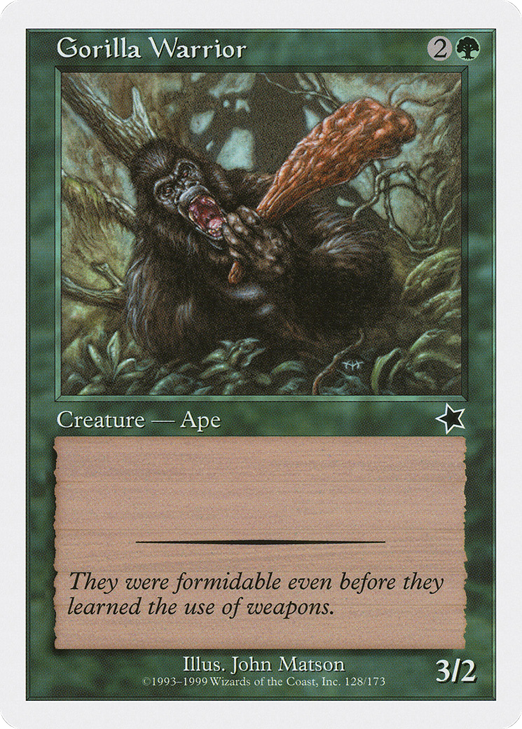 Gorilla Warrior (S99-128) - Starter 1999