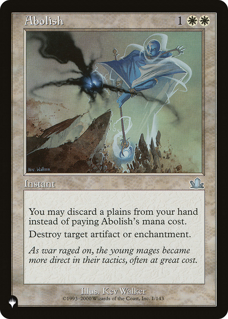 Abolish [The List] | The CG Realm