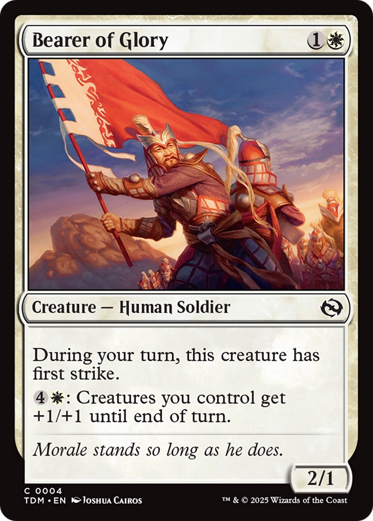 Bearer of Glory (TDM-004) - Tarkir: Dragonstorm