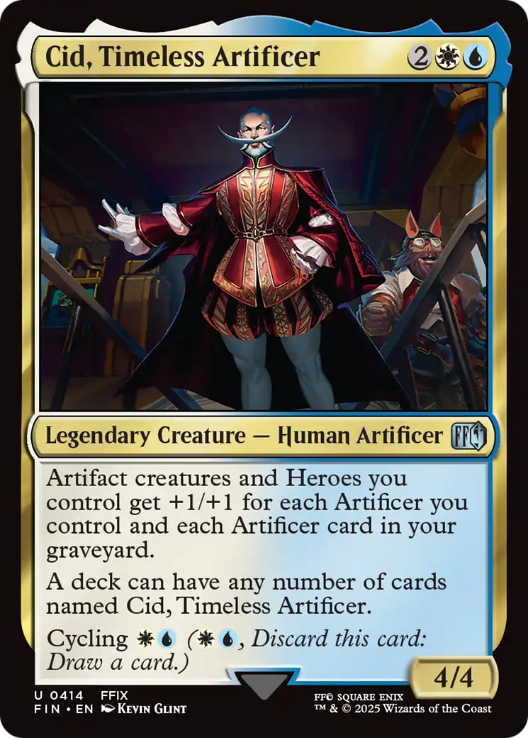 Cid, Timeless Artificer (0414) [FINAL FANTASY] | The CG Realm