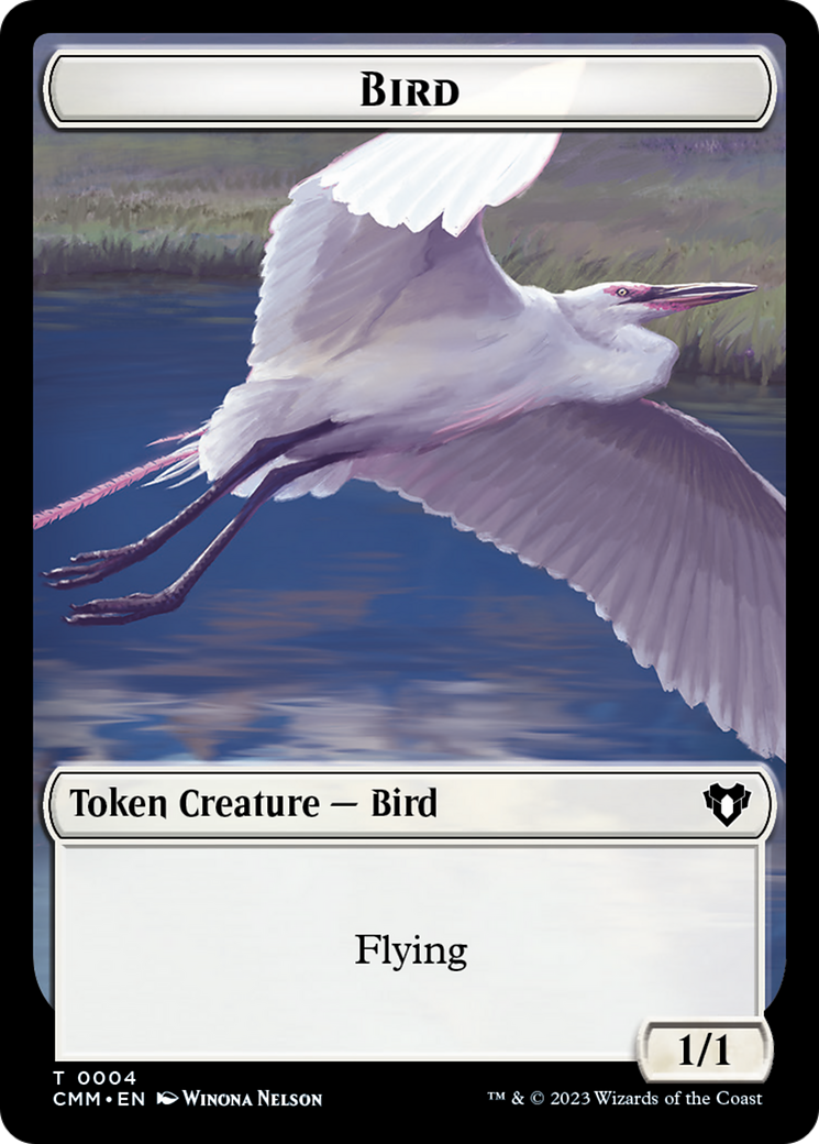 Bird Token [Commander Masters Tokens] | The CG Realm