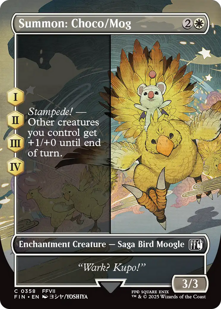 Summon: Choco/Mog (Borderless) [FINAL FANTASY] | The CG Realm