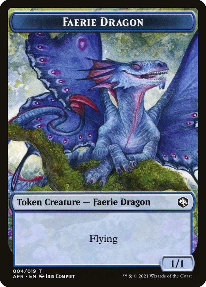 Devil // Faerie Dragon Double-Sided Token [Dungeons & Dragons: Adventures in the Forgotten Realms Tokens] | The CG Realm