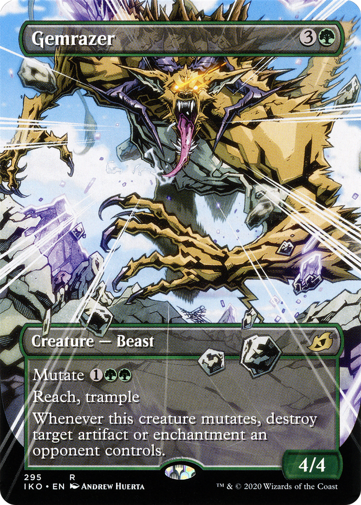 Gemrazer (Showcase) (IKO-295) - Ikoria: Lair of Behemoths: (Showcase) (Borderless)