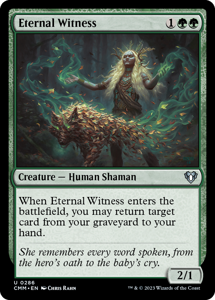 Eternal Witness [Commander Masters] | The CG Realm