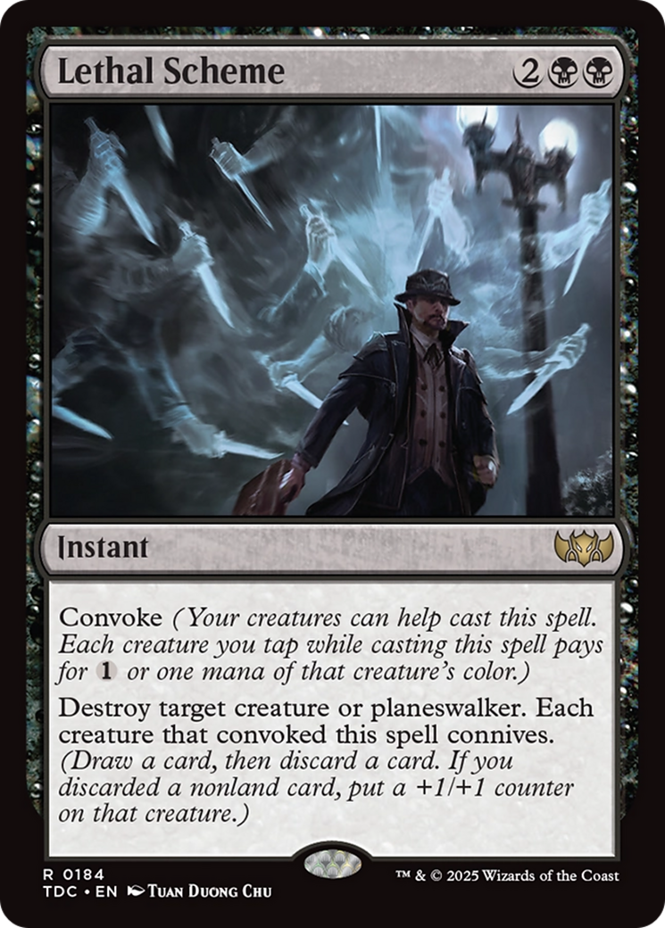 Lethal Scheme [Tarkir: Dragonstorm Commander] | The CG Realm
