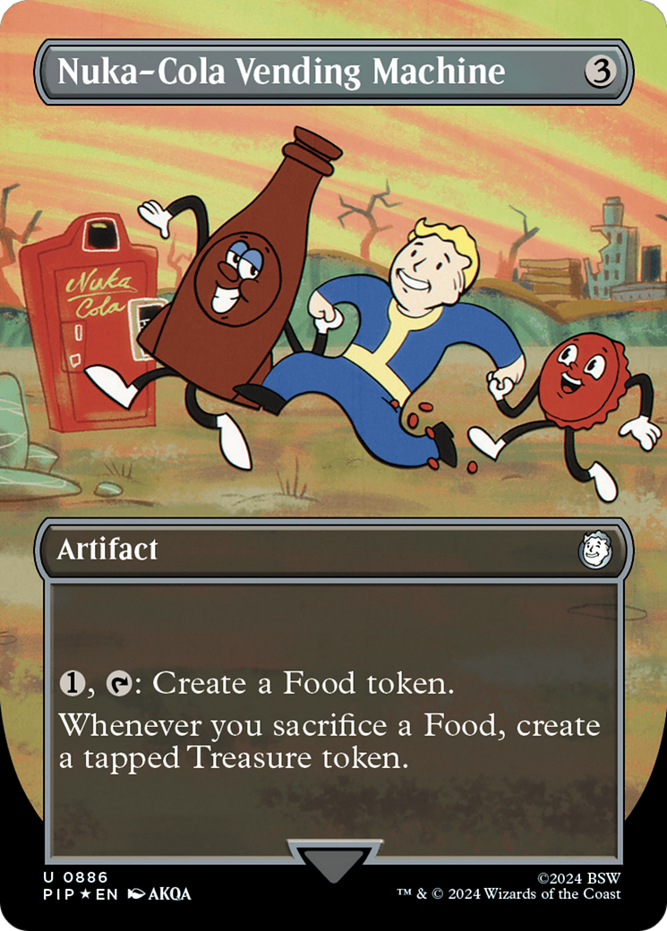 Nuka-Cola Vending Machine (Borderless) (Surge Foil) [Fallout] | The CG Realm