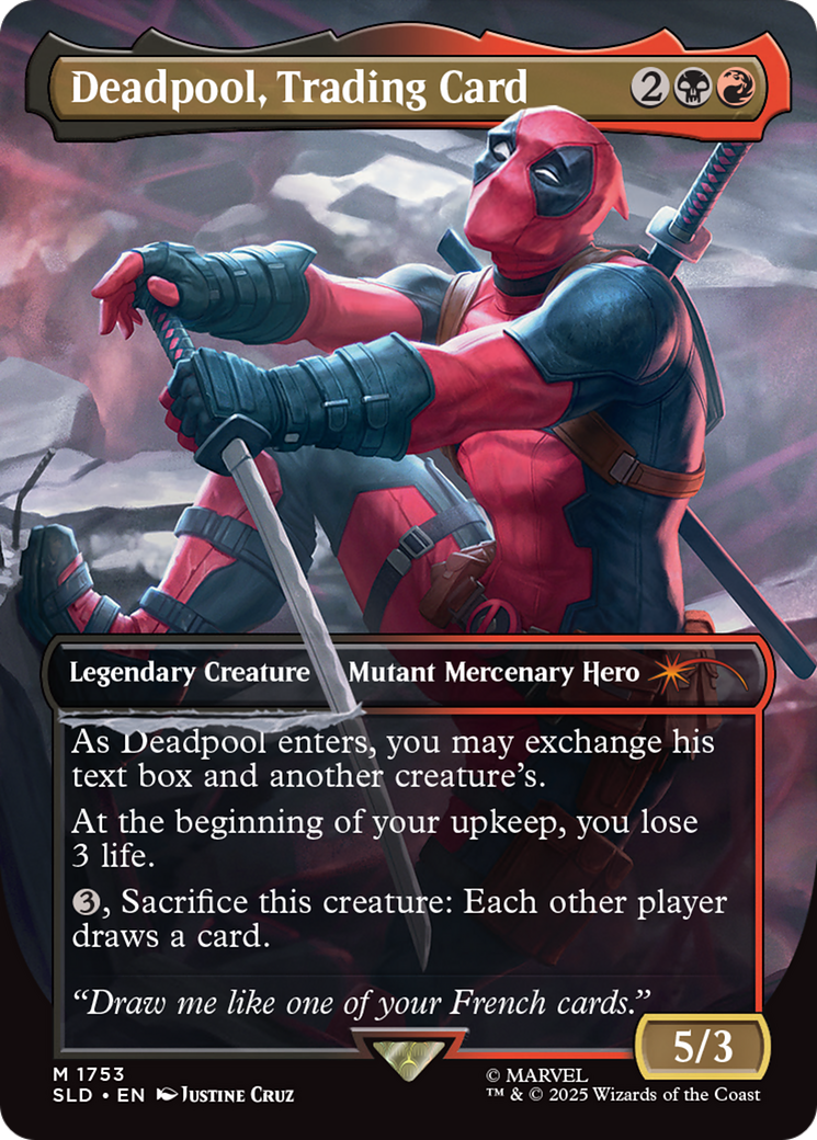 Deadpool, Trading Card [Secret Lair Drop Series] | The CG Realm