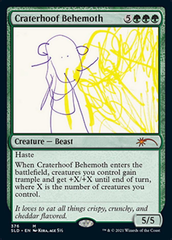 Craterhoof Behemoth (376) [Secret Lair Drop Series] | The CG Realm