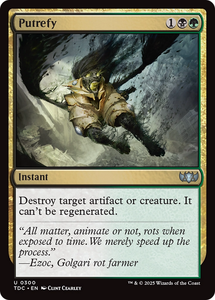 Putrefy [Tarkir: Dragonstorm Commander] | The CG Realm