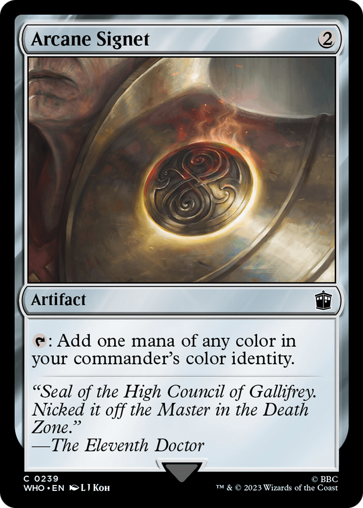Arcane Signet (WHO-239) - Doctor Who
