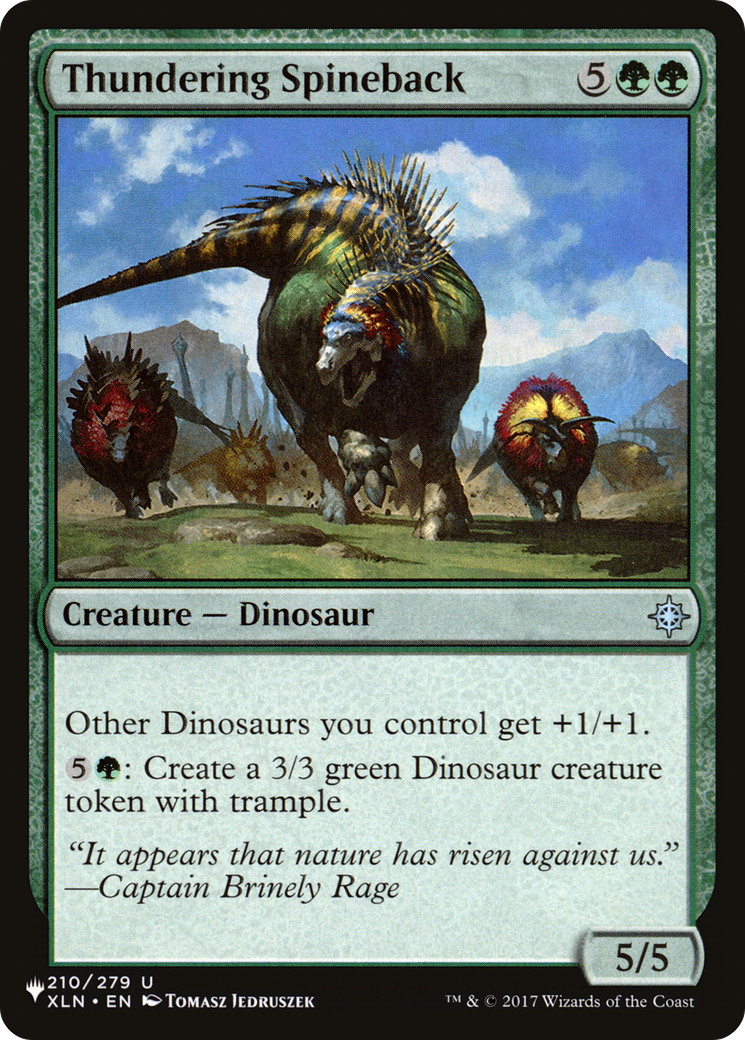 Thundering Spineback [The List] | The CG Realm