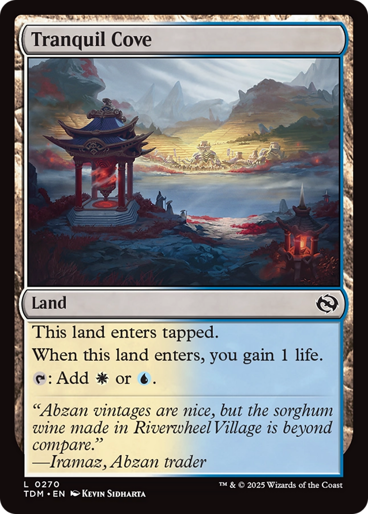 Tranquil Cove [Tarkir: Dragonstorm] | The CG Realm