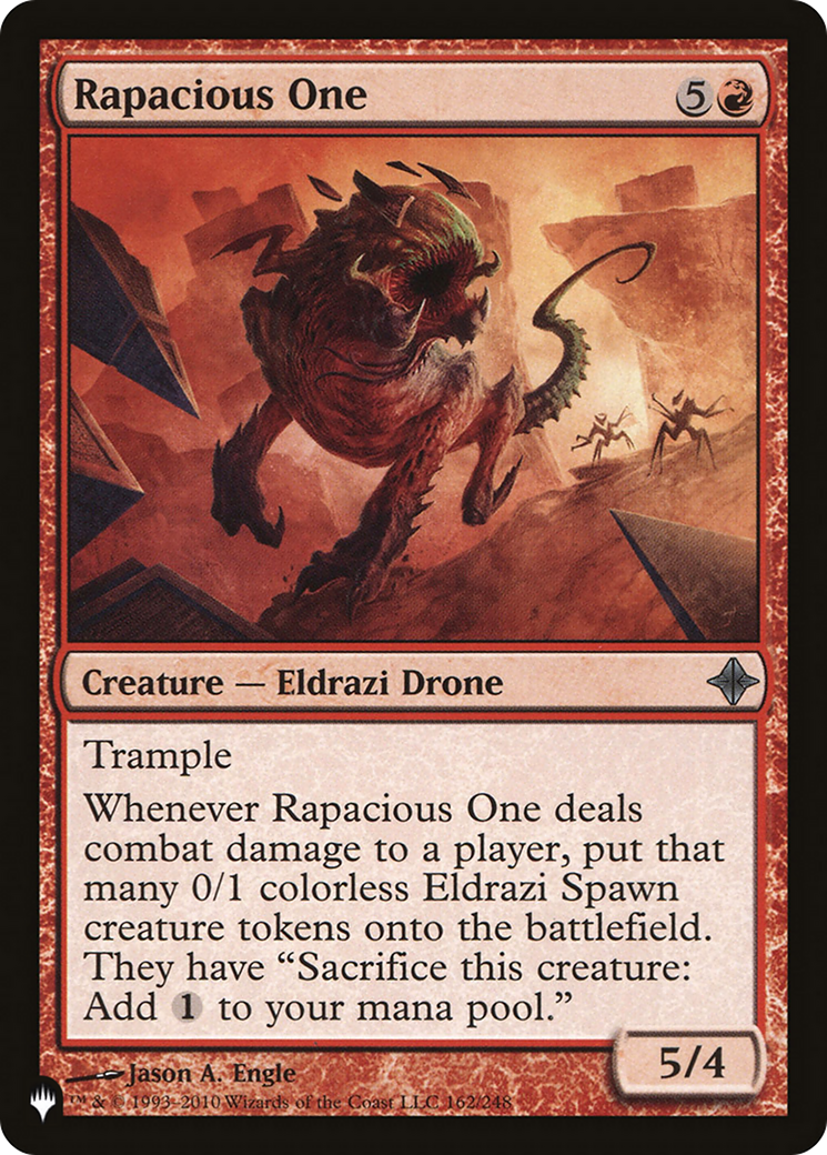 Rapacious One [The List] | The CG Realm