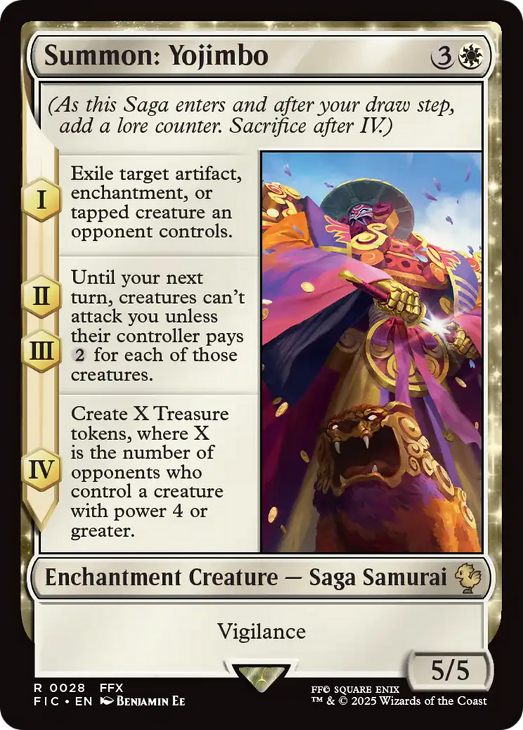 Summon: Yojimbo [FINAL FANTASY Commander] | The CG Realm
